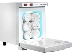 DERMALOGIC 2in1 Towel Warmer UV Light Sterilizer 5L Salon Spa Beauty, White - Picture 1 of 12