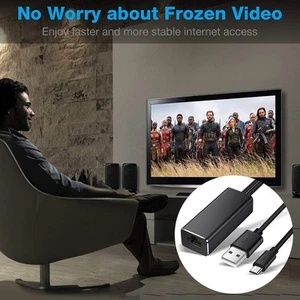 Ethernet Adapter für Amazon Fire TV Stick USB 2.0 RJ45 LAN Netzwerkadapter USB - Bild 1 von 10