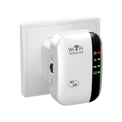 Amplificador de sinal de longo alcance para 5000 pés quadrados e 55 dispositivos repetidor Wi-Fi extensor Wi-Fi - Imagem 1 de 4