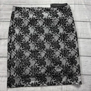 Jubilee Couture Skit Para Mujer Negro Encaje Mini Forrado Cremallera Talla Grande - Imagen 1 de 5