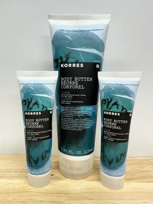 Korres Body Butter GUAVA 7,95 OZ Crema Extra Hidratante Piel Seca (2) 1,69 OZ Foto 1 de 4