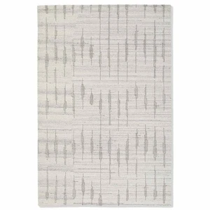 Handmade Hand Tufted Woollen Rug Color Ivory Luxury Design Carpet Area Rug - Picture 1 of 6