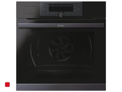 Haier HWO60SM4FS8BH Pyrolyse Backofen mit Dampfunterstützung Schwarz 70l - Bild 1 von 4