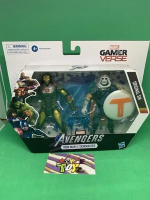 Hasbro Marvel Gamerverse 6" Collectible Iron Man vs Taskmaster Action Figure Toy - Image 1 of 4