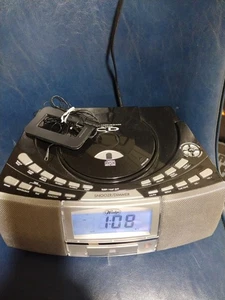 RARE Wedge A4116 CD Player USB SD AM/FM Alarm Clock Radio Box Tested. - Picture 1 of 7
