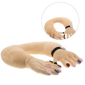  Süßes Nackenkissen: Kreatives handgeformtes U-Form Nackenkissen - süßes Plüsch Nickerchen - Bild 1 von 12