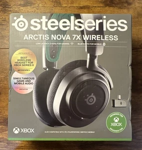 SteelSeries Arctis Nova 7X Wireless Gaming Headset Xbox PC PS5 Switch Black NEW - Picture 1 of 2