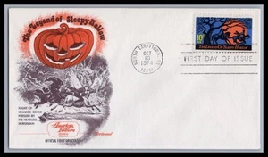 US FDC # 1548 10c Sleepy Hollow Fleetwood 1974, 9E884 - Picture 1 of 1