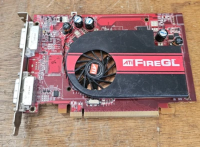 ATI FireGL V3350 128MB PCI-E  Dual DVI 102-A77602-10(B) Graphics Card Retro PC - Image 1 of 4