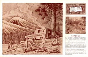 VACATION TIME    Four Peice Set    By Al Stohlman - Picture 1 of 4