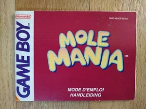 Notice Mole Mania GameBoy Game Boy Fah - Photo 1/1