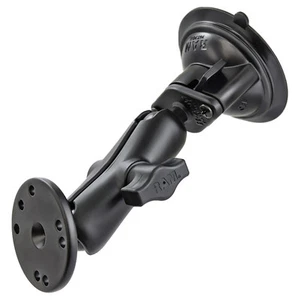 RAM Twist Lock Suction Cup Mount with Long Arm and 2.5" Round Base Adapter - Picture 1 of 1