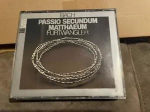 Wilhelm Furtwängler Bach Passio Secundum Matthaeum 3-CD set - Picture 1 of 4