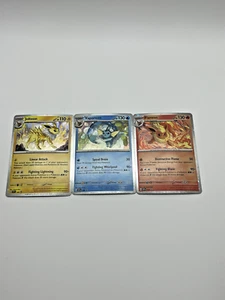 Pokemon Prismatic Evolutions Promos Flareon Vaporeon Jolteon 167-169 Black Star - Picture 1 of 7