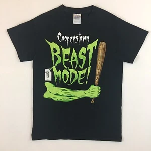 T-shirt manica corta uomo Cooperstown Beast Mode nera piccola 0011 - Foto 1 di 9
