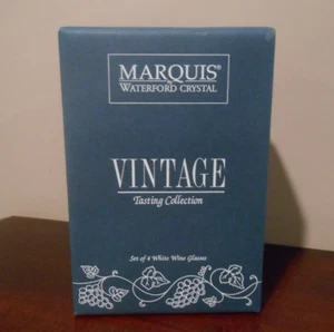 NIB Marquis by Waterford Vintage Tasting Collection White Wine Glasses Set of 4 - Picture 1 of 6