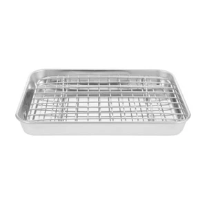 Backgeschirr-Set Kühlblech Zum Backen Backformen Mit Drahtgitter - Bild 1 von 12