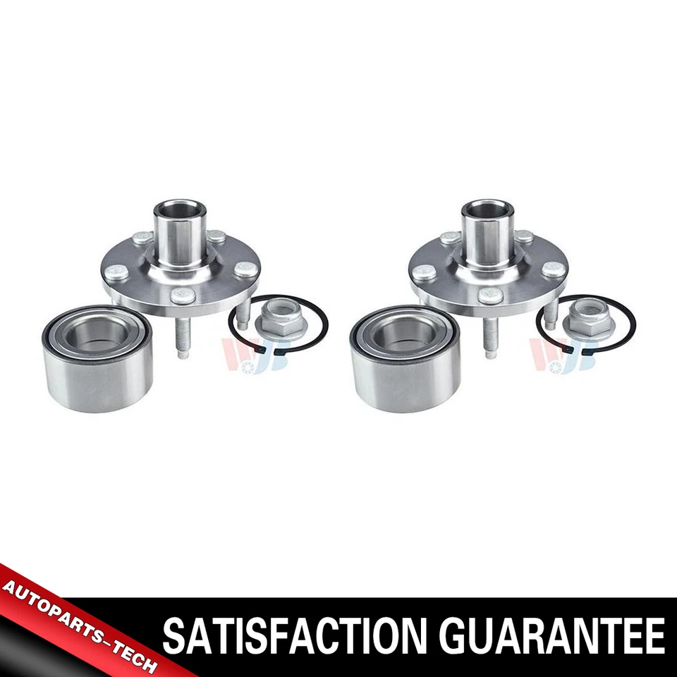 Pares de bujes y cojinetes de rueda delantera WJB de 2 piezas para Ford Edge 08-13, Lincoln MKX 07-09 Foto 1 de 4