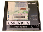 Microsoft encarta Encyclopedia 2000 x04-81505 in original packaging +sticker
