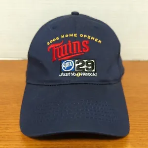 Minnesota Twins Hat Cap Strap Back 2006 Home Opener Blue UPN29 Baseball MLB SGA - Picture 1 of 10