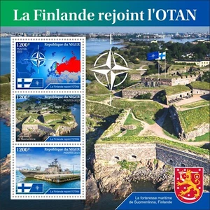 Finland Joins NATO MNH Stamps 2023 Niger M/S - Picture 1 of 1