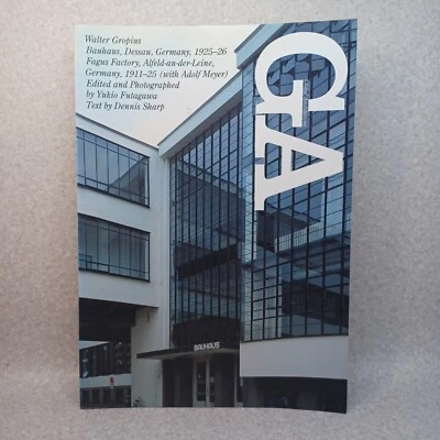 GA　70 Walter Gropius Bauhaus Fagus Factory  Yukio Futagawa　 Global Architecture - Image 1 of 4
