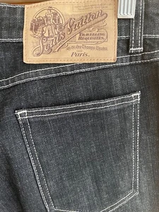 Authentic Louis Vuitton Women’s Black Denim Straight Jeans - Size 38 IT - Picture 1 of 13