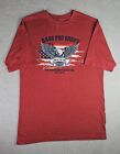 Bass Pro Shops Size Small T Shirt Eagle Land of the Free Red Graphic Crew Neck