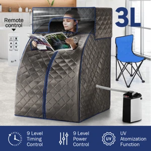 Portable Steam Sauna Tent Therapeutic Indoor Full Body Skin Spa Kit w/Head Cover - Picture 1 of 11