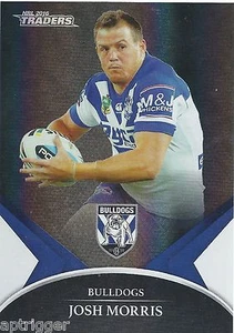 2016 NRL Traders Black Parallel Special (PS015) Josh MORRIS Bulldogs - Picture 1 of 1