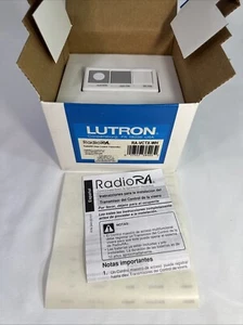 Lutron Radio RA RA-VCTX-WH Trasmettitore Comando Visiera BIANCO Controller Telecomando - Foto 1 di 4