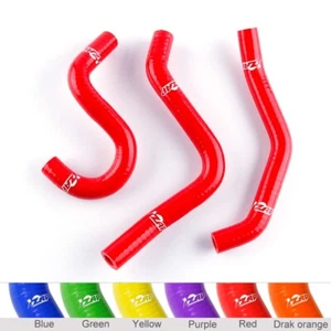 For Honda CR80R 98-02 / CR85R / EXPERT 03-07 Silicone Radiator Coolant Hose Red - Picture 1 of 9