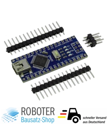 Nano V3.0 ATmega328P USB 5V CH340G Board-Set Arduino Kompatibel