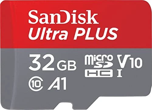 SanDisk - Ultra Plus 32GB microSDXC UHS-I Memory Card  - Image 1 of 1