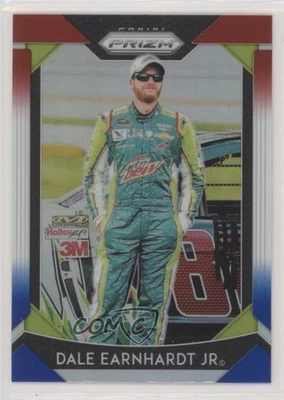 2019 Panini Prizm Red White & Blue Prizm Dale Earnhardt Jr #41 HOF - Image 1 of 2