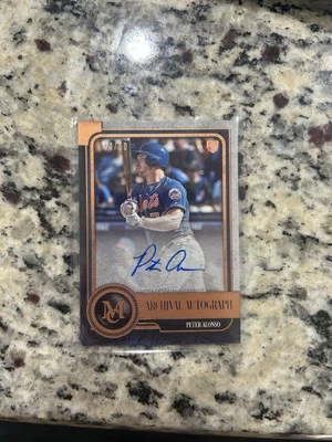 2019 Topps Museum Archival Auto Pete Alonso /50 Rookie RC Copper #AA-PA - Image 1 of 2