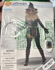 California Costumes Creepy Scarecrow Halloween Costume Women’s Size Medium 8-10 - Picture 1 of 4