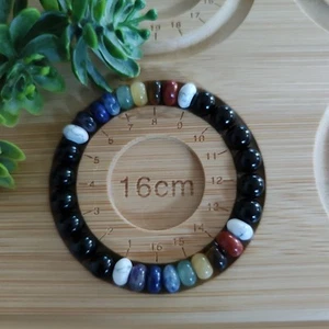Armband Stretch Natursteine 7 Chakra - Bild 1 von 3