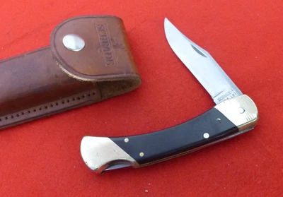 Cuchillo y funda Schrade Made in USA 5" cerrado LB7 Bear Paw Lockback Foto 1 de 4