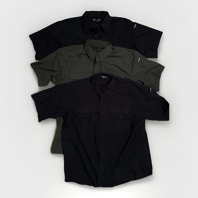 Blackhawk Shirt Mens 2XL Black Tactical Short Sleeve Utility Vented Outdoor (3) - Image 1 of 4