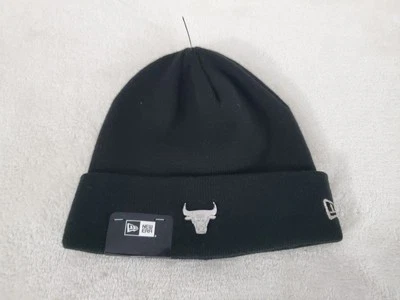 NUEVA ERA NBA CHICAGO BULLS PUÑO GORRO METAL LOGOTIPO INSIGNIA ADULTO SOMBRERO NEGRO PARA HOMBRES NUEVO Foto 1 de 4