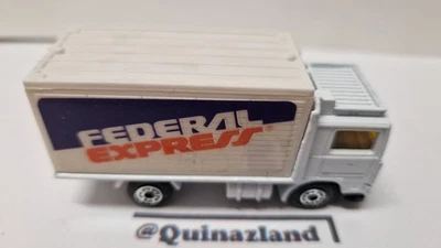 Matchbox 1987 camion container principale Volvo express federale (A31) - Immagine 1 di 4