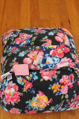 Vera Bradley красивые позы 15564-L11 розовый цветочный плюшевый путешествий одеяло 45 x 60 - Изображение 1 из 3