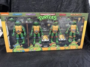 NECA Teenage Mutant Ninja Turtles Haulathon Actionfigur 4 Pack 2021 Neu Sealed - Bild 1 von 20