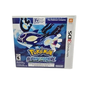 Pokemon Alpha Sapphire USA French Nintendo 3DS Case Only No Game - Picture 1 of 5