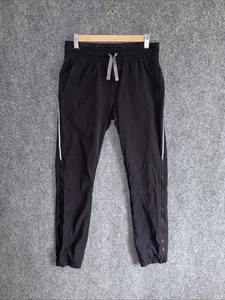 Ivivva by Lululemon Black Jogger Style Zipper Leg Track Pants Youth Size 14 - Picture 1 of 10