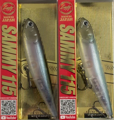(ЛОТ ИЗ 2) LUCKY CRAFT SAMMY 115 F 4,5 «5/8 УНЦИЙ SM115-238 GHST ГОЛЬЯН E4255 - Изображение 1 из 3