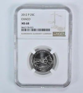 2012-P Washington Quarter ATB Chaco MS68 NGC *4515 - Picture 1 of 5