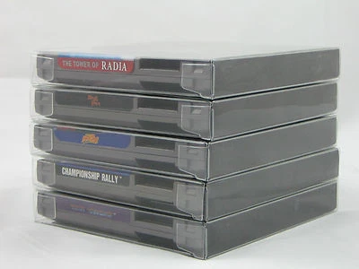 50 NES Cartridge Box Protectors Sleeves works w/ dust covers Clear Plastic  - Image 1 of 4