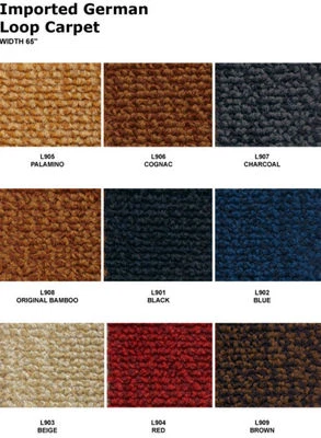 MERCEDES BENZ W113 280SL CARPET KIT RHD 1968-71 - Image 1 of 4